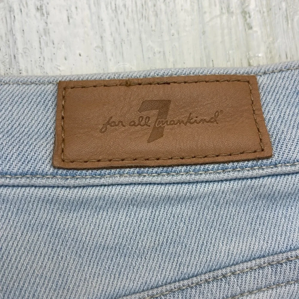 7 For All Mankind Luxe Vintage High Waist Slim Kick Sz 29